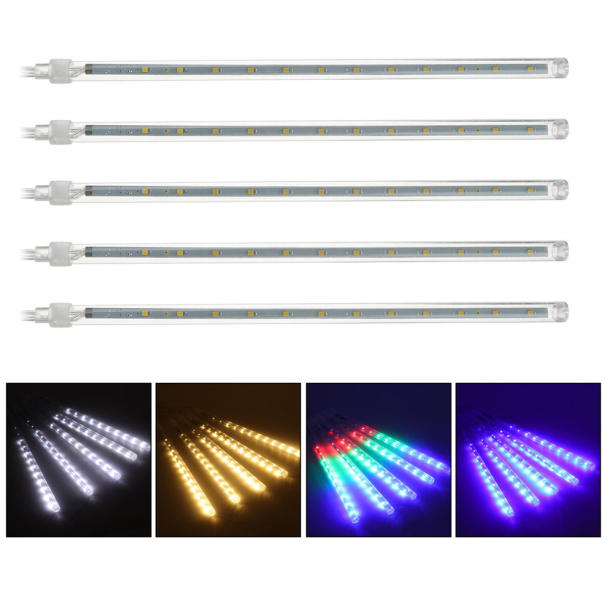 
	Waterproof Outdoor LED Meteor Rain Tubes Fairy String Light Christmas Garden Use Home Garden