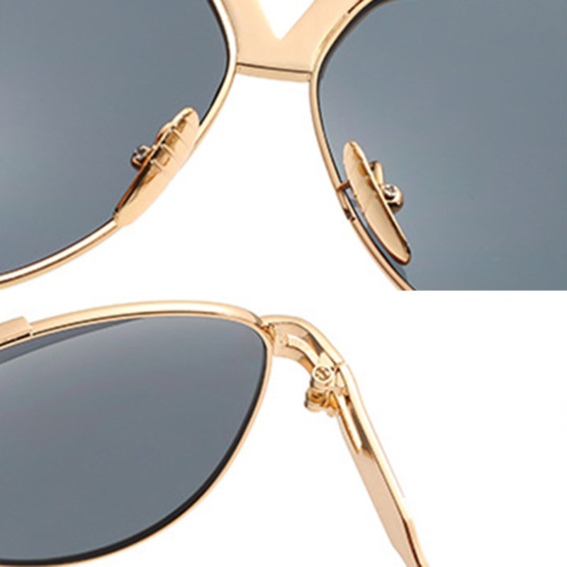 
	Men Women Vogue HD Polarized Metal Sunglasses UV400 Vogue Travel Riding Driving Sunglasses