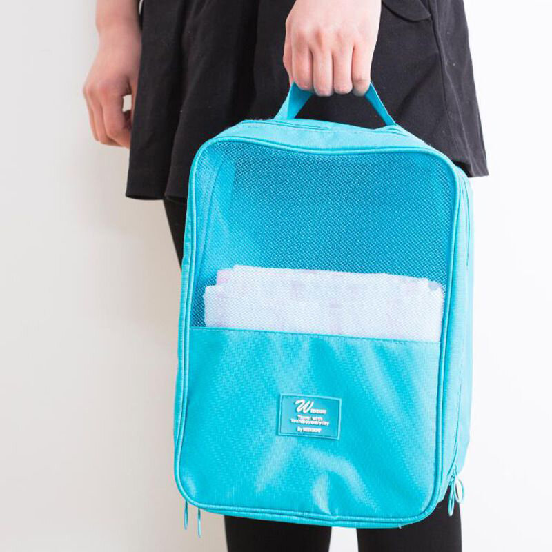 
	Large-capacity Travel Waterproof Dry Wet Separation Storage Shoe Box Dustproof Shoe Bag