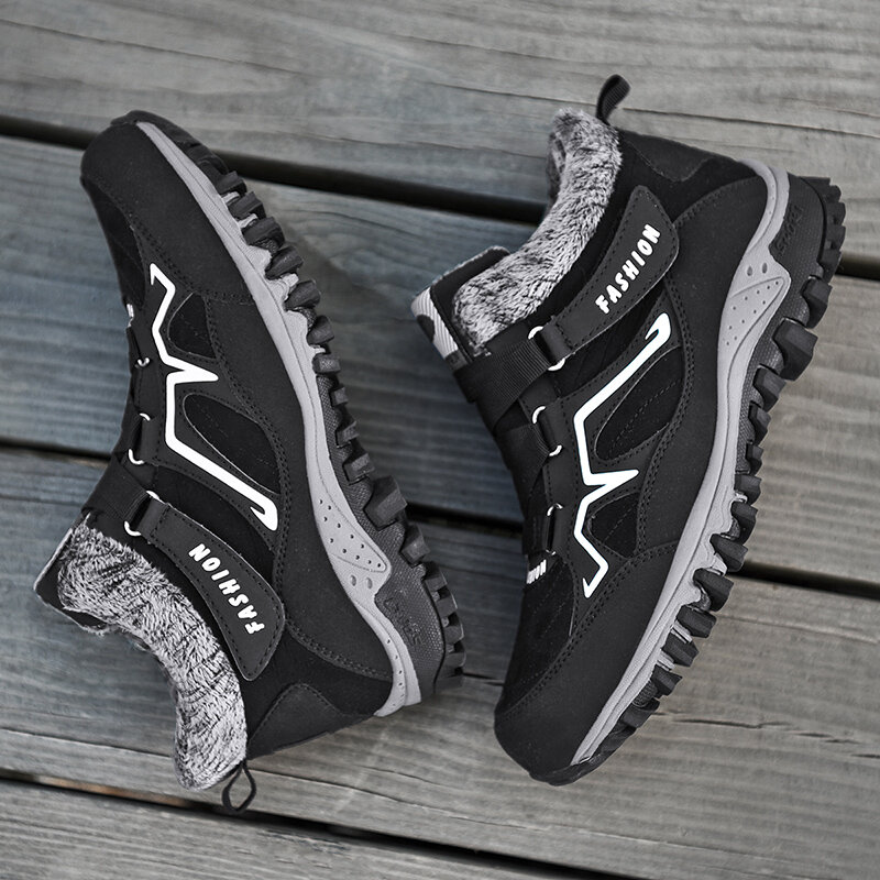 
	Men Suede Warm Lining Non Slip Casual Outdoor Boots