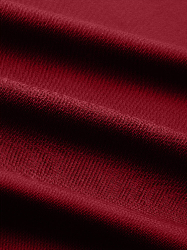 
	Solid Backless Pearl Strap Deep V-neck Mini Sexy Dress