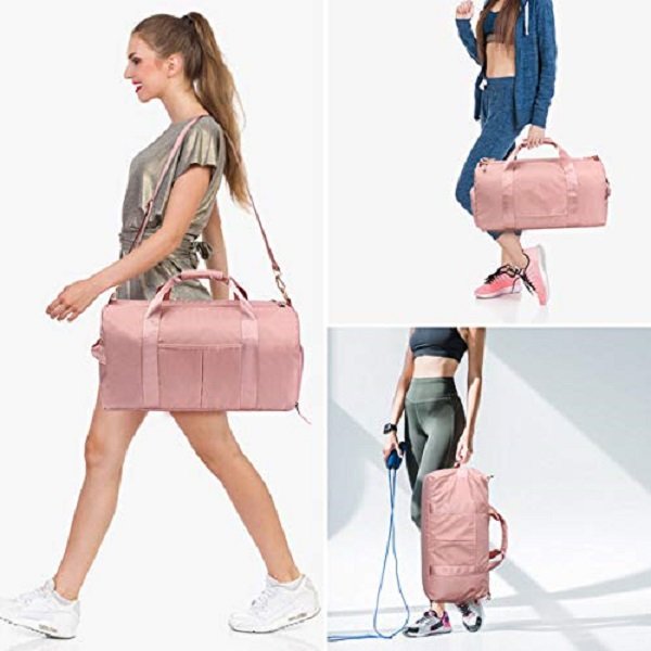 
	Solid Color Memory Cloth Material Waterproof Sports Fitness Storage Bag Portable Travel Storage Bag