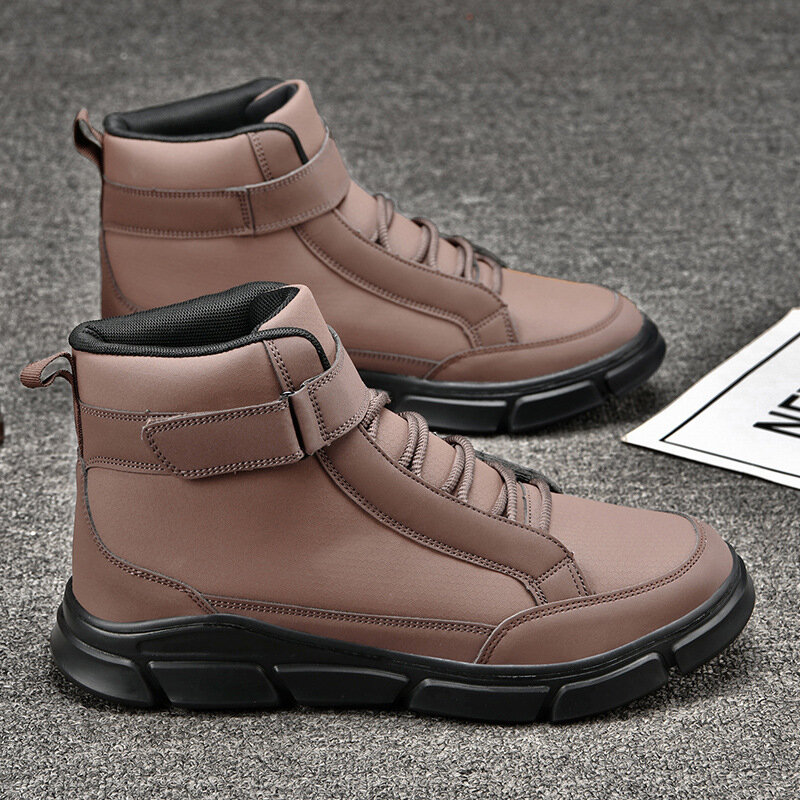 
	Men Casual Hook Loop Outdoor Hiking Climbing Tooling Boots