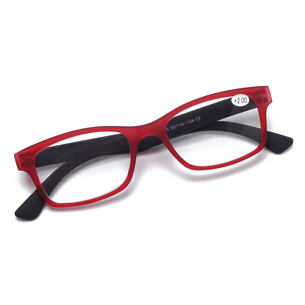 
	Womens Mens Removable Fashion Vintage Light Flexible Square Reading Glasses
