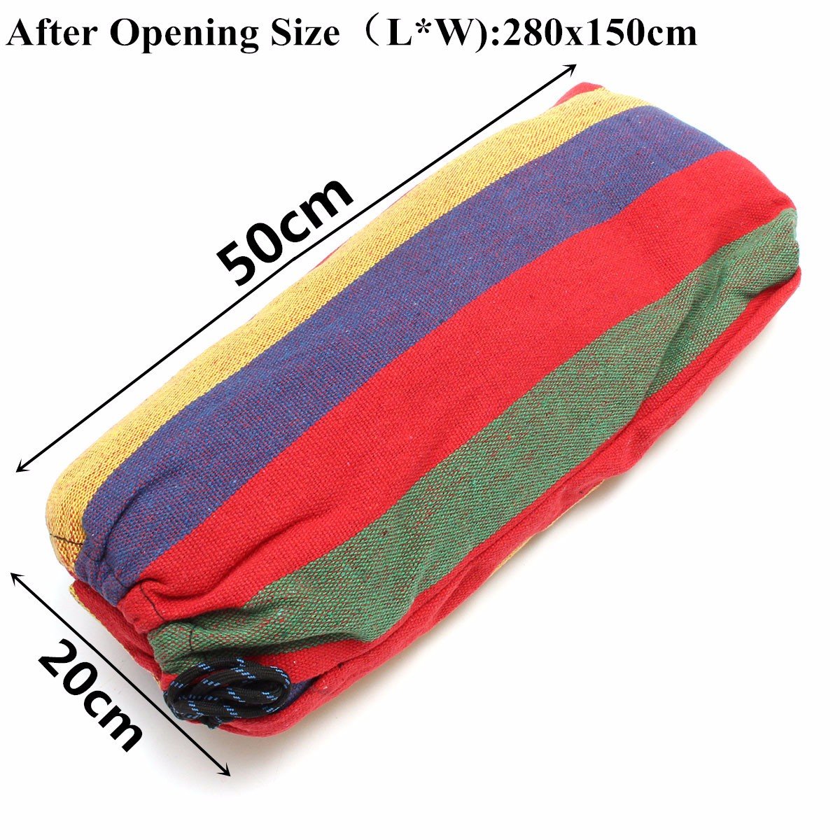 
	Double 2 Person Hammock Green Fabric 450lb Air Hanging Swinging Outdoor Camping