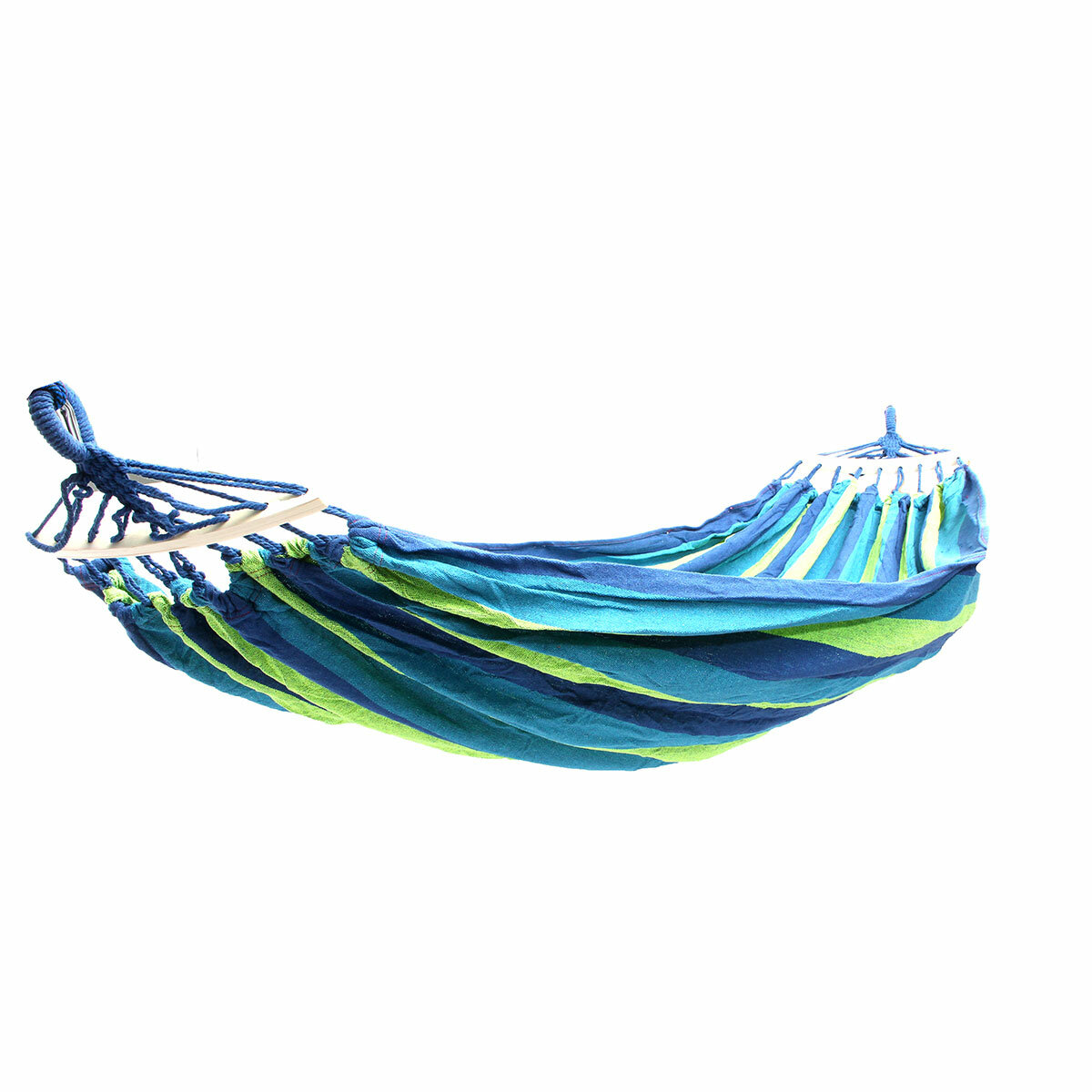 
	Double 2 Person Hammock Green Fabric 450lb Air Hanging Swinging Outdoor Camping