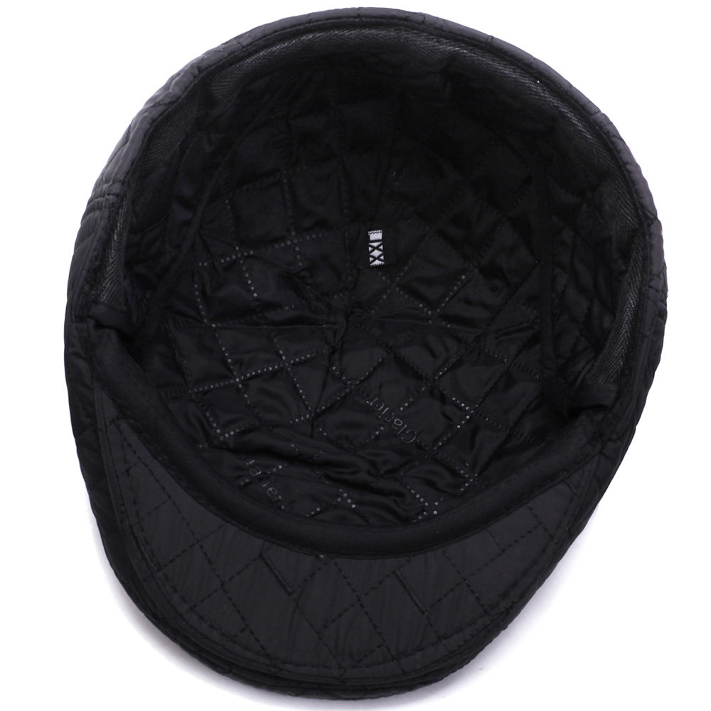 
	Men Winter Thickening Cotton Warm Protect The Ear Comfortable Vintage Beret Cap