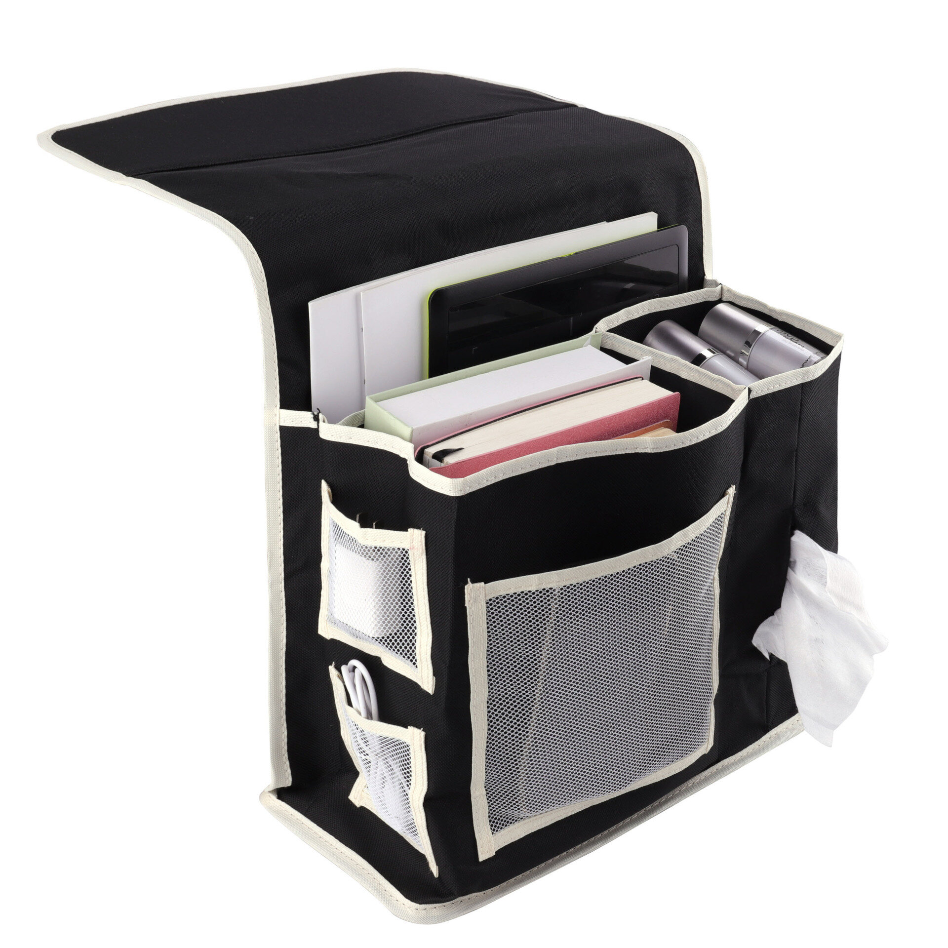 
	Oxford Cloth Sofa Hanging Bag Under Bed Storage Bag Remote Control Book Storage Box