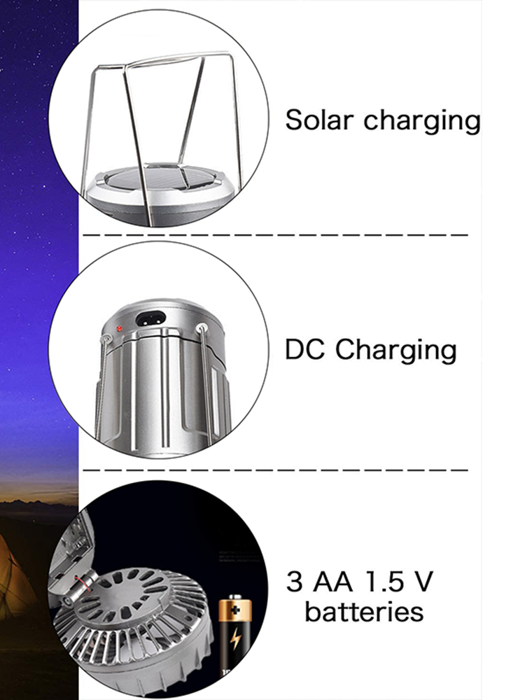 
	1 PC Multi-functional Solar Energy Dry Battery Power Portable Stretching Hidden Camping Outdoor Hanging Tent Light With Electric Fan