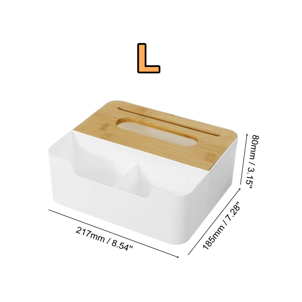 
	Multifunction Pen Pencil Remote Control Wooden Napkin Tissue Box Cover Holder Desk Storage Box Container for Home and Office Use