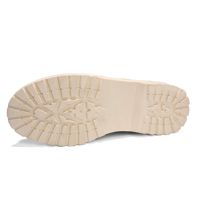 
	Men Stitching Non-slip Hard Wearing Round Toe Short Calf Boots