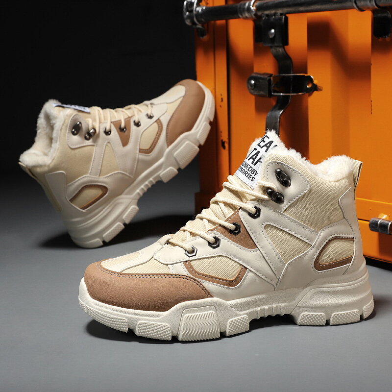 
	Men Non Slip Warm Lining Outdoor Casual Ankle Boots