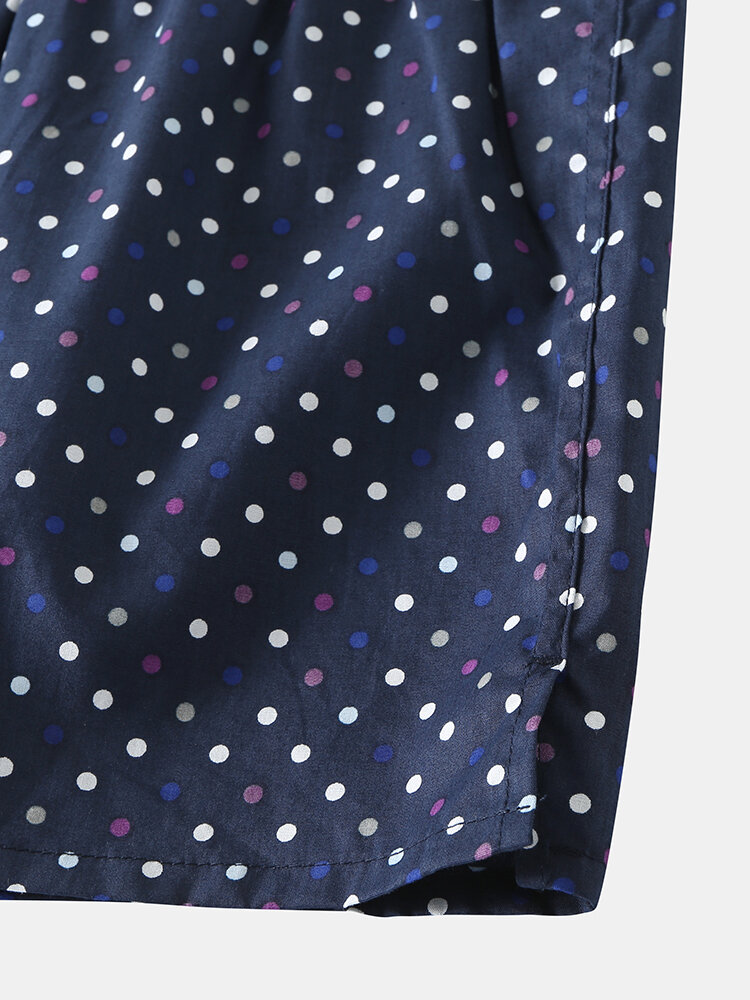 
	Cotton Comfy Polka Dot Arrow Pants Casual Home Underwear Shorts