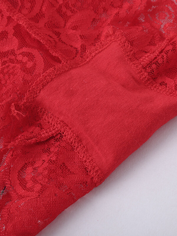 
	High Waisted Lace Cotton Crotch Tummy Shaping Butt Lifter Panty