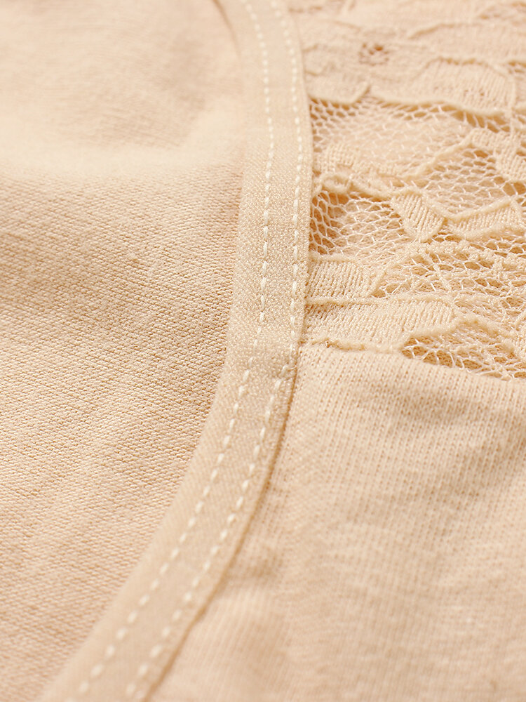 
	Plus Size Sexy See Through Lace High Waisted Panties