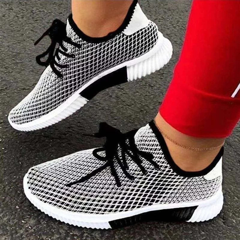 
	Women’s Large Size Breathable Mesh Portable Casual Brief Sports Shoes