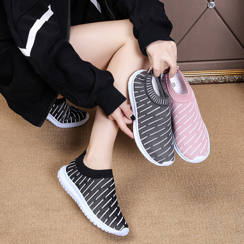 
	Women’s Large Size Breathable Mesh Portable Casual Brief Sports Shoes