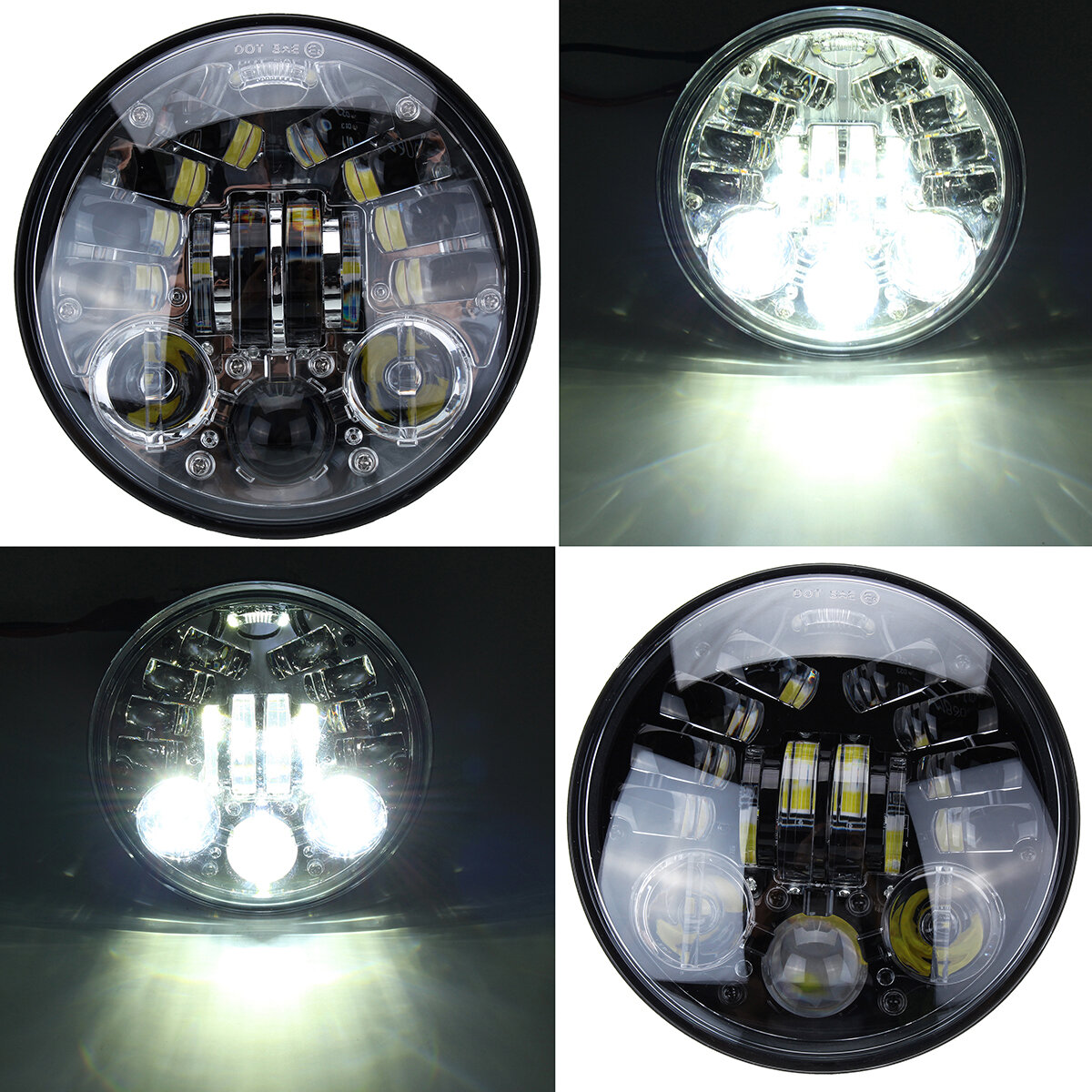 
	5.75” 70w Led Headlight Projector For Harley Davidson Dyna Breakout Fatboy