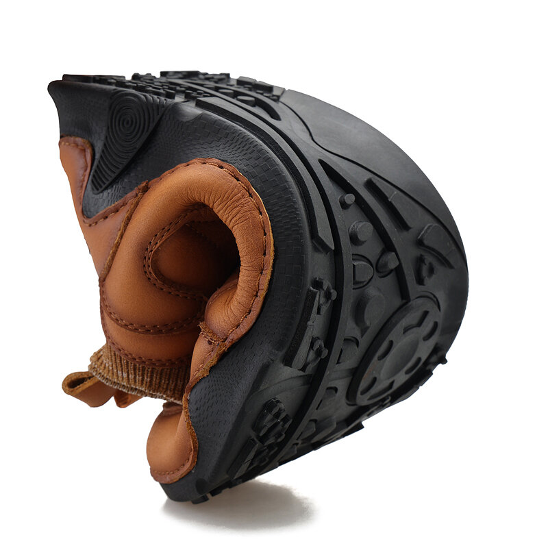 
	Men Soft Waterproof Stitching Non-slip Elastic Lace Casual Ankle Boots