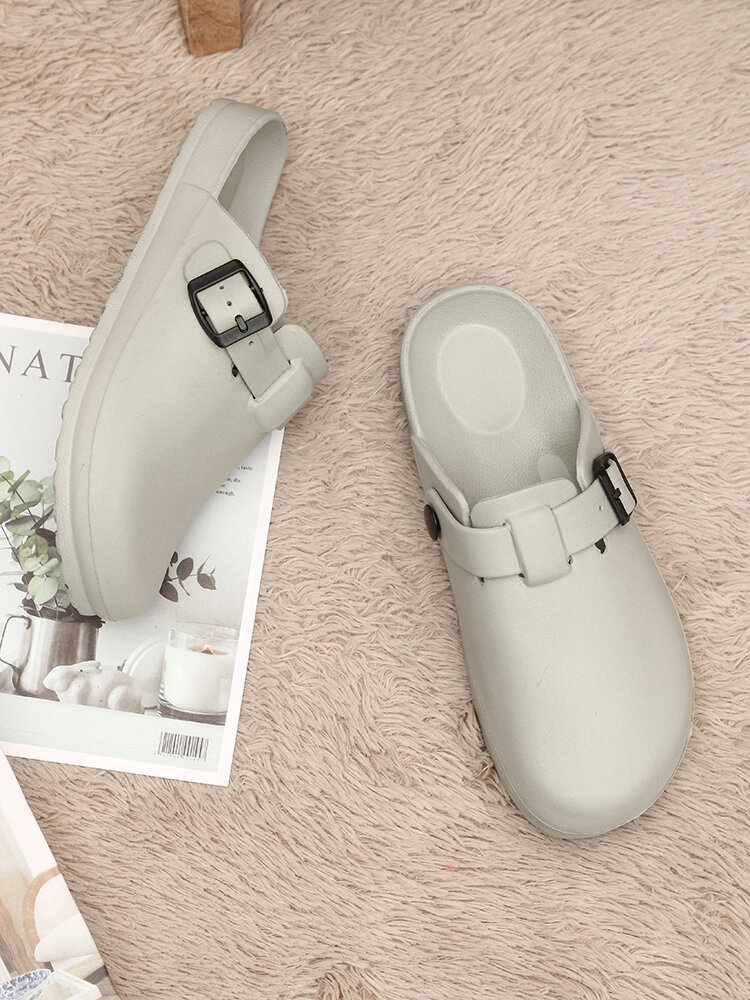 
	Women Lightweight Mules Slip On Waterproof Non Slip Backless Slippers