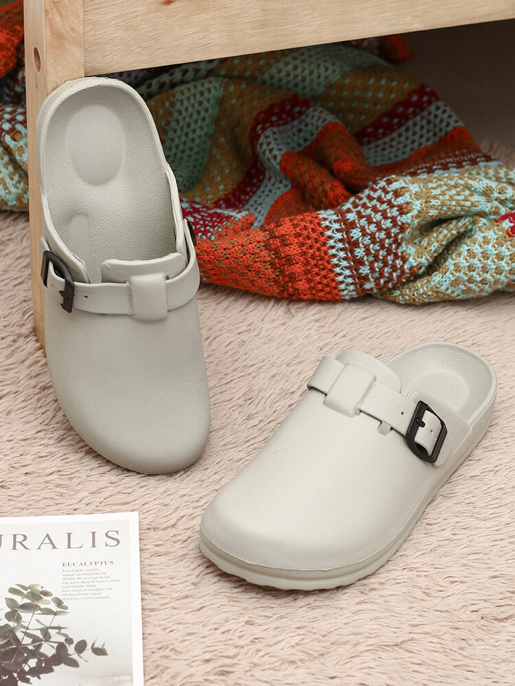 
	Women Lightweight Mules Slip On Waterproof Non Slip Backless Slippers