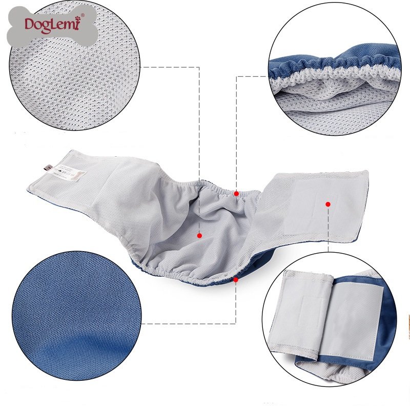 
	Waterproof Anti-harassment Dog Diaper Physiological Pants Washable Female Sanitary Pants