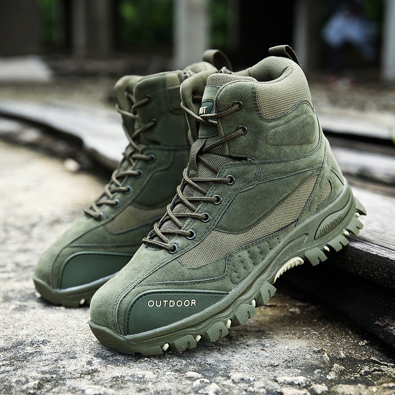 
	Men Outdoor Non Slip Shock Absorption Casual Ankle Boots