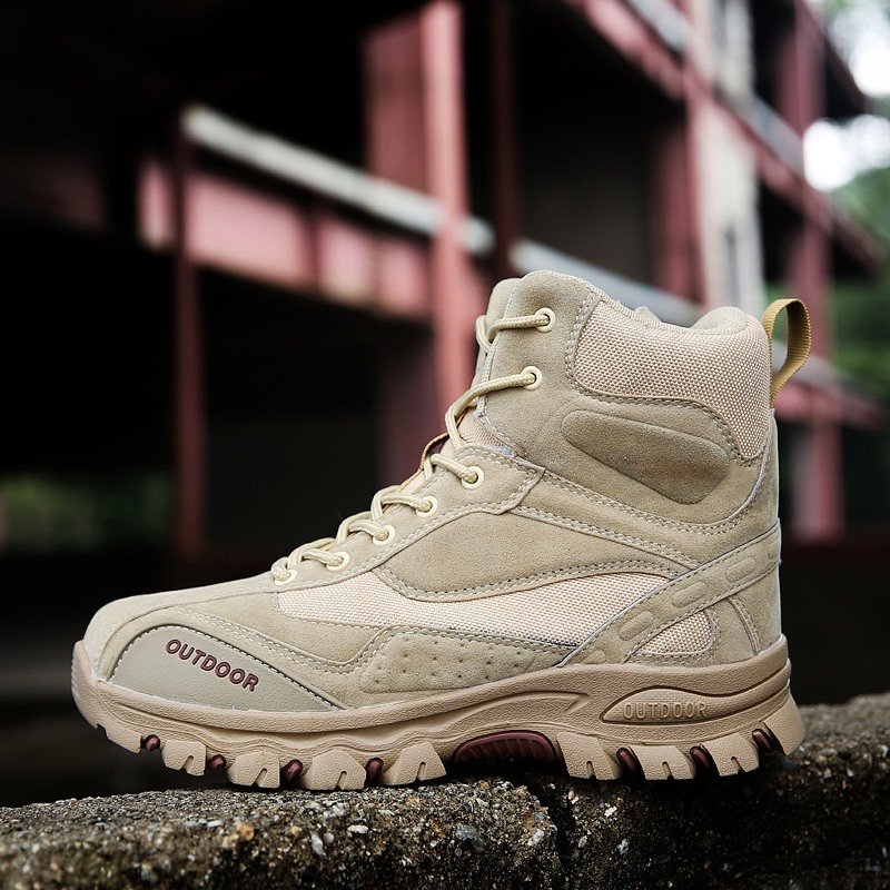 
	Men Outdoor Non Slip Shock Absorption Casual Ankle Boots