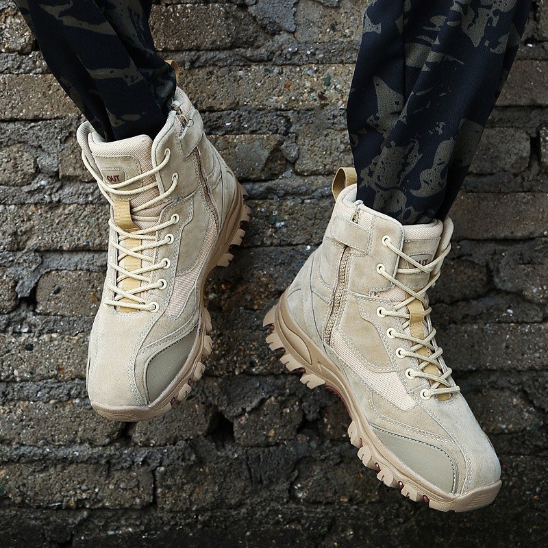 
	Men Outdoor Non Slip Shock Absorption Casual Ankle Boots