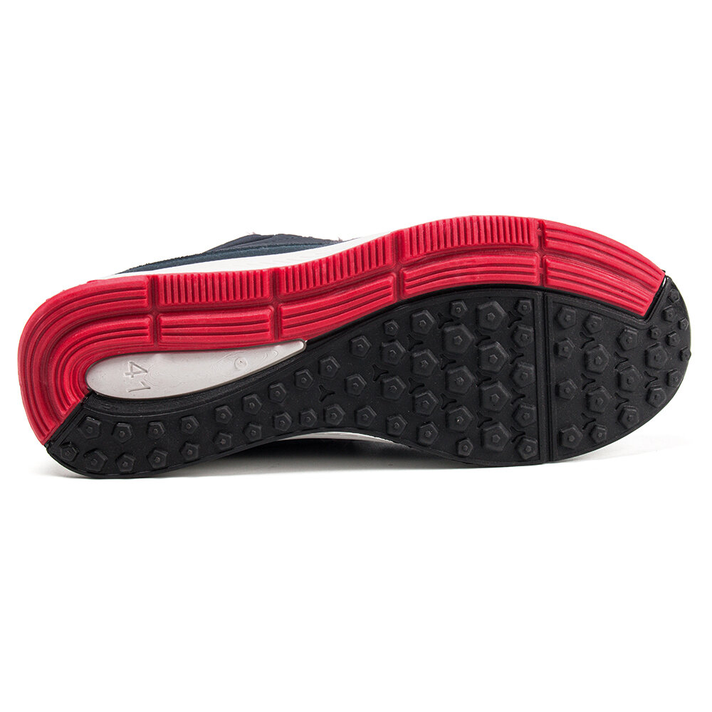 
	Men Old Peking Style Stripe Warm Slip On Casual Ankle Boots