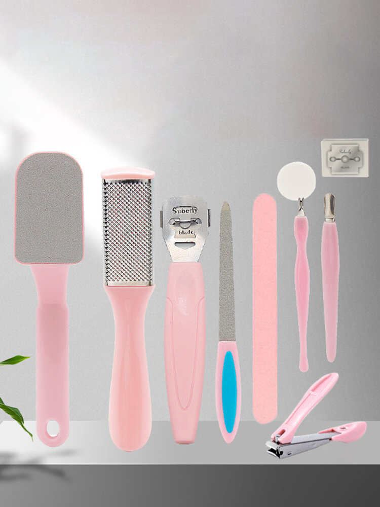 
	4/5/10 Pcs Pedicure Tool Set Remove Calluses Dead Skin Pedicure Knife Foot File Kit