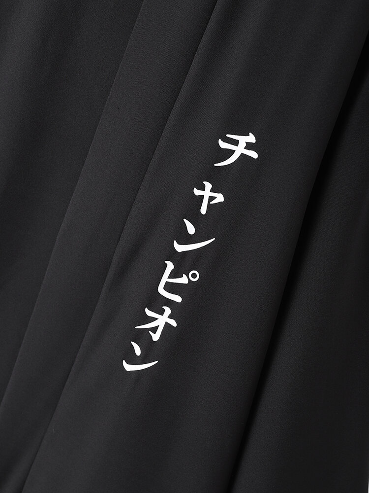 
	Mens Paisley Scarf Ethnic Pattern Open Front Black Kimono