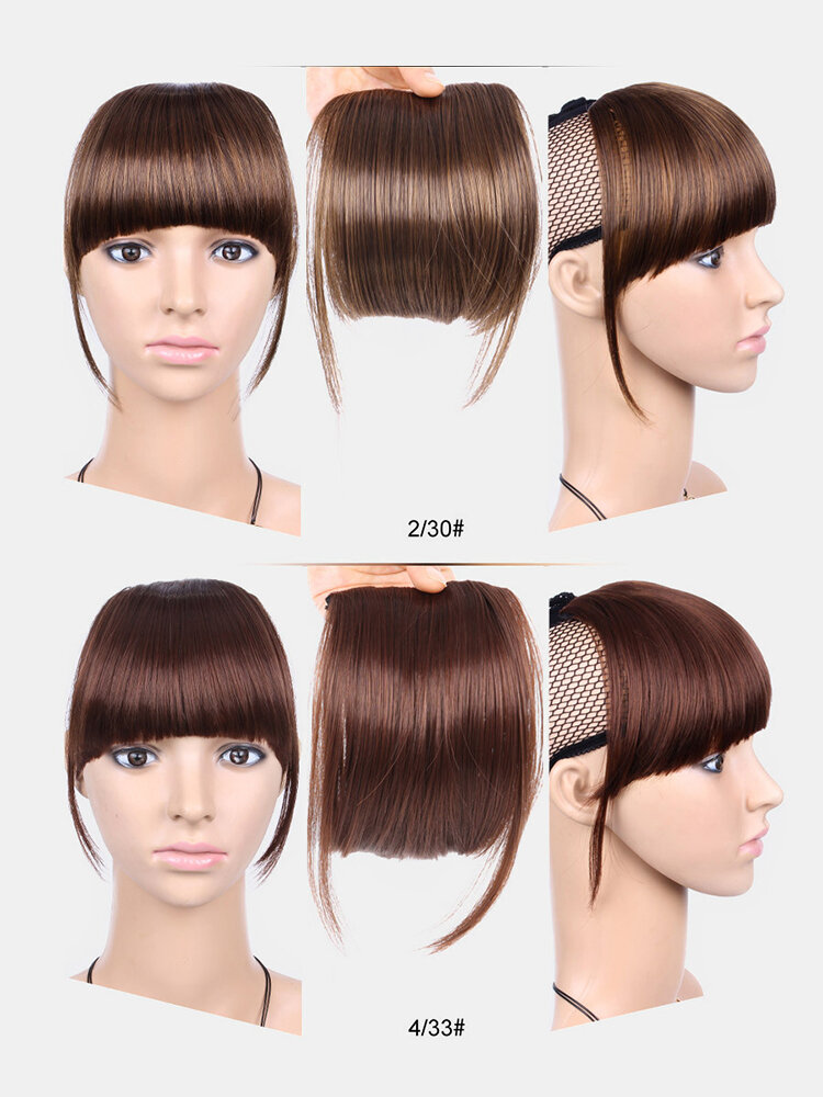 
	Air Bangs Wig Piece Chemical Fiber No-Trace Seamless Bangs Hair Extensions