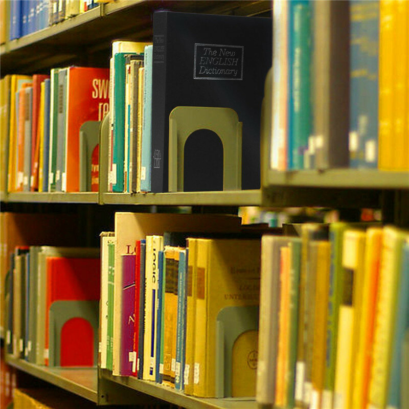 
	Metal Steel Cash Secure Hidden English Dictionary Money Box Coin Storage Books Secret Piggy Bank