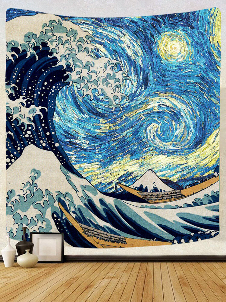 
	Impressionist Art Natural Landscape Pattern Tapestry Art Home Decoration Living Room Bedroom Decoration