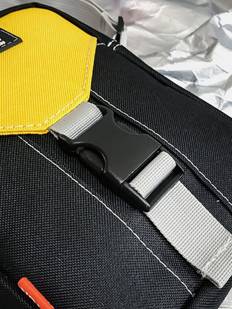 
	Men Oxford Ins Patchwork 6.5 Inch Phone Bag Crossbody Bag Hippie Bag