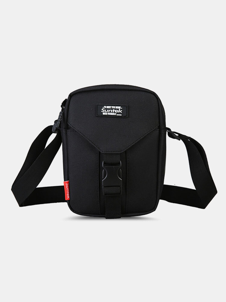 
	Men Oxford Ins Patchwork 6.5 Inch Phone Bag Crossbody Bag Hippie Bag