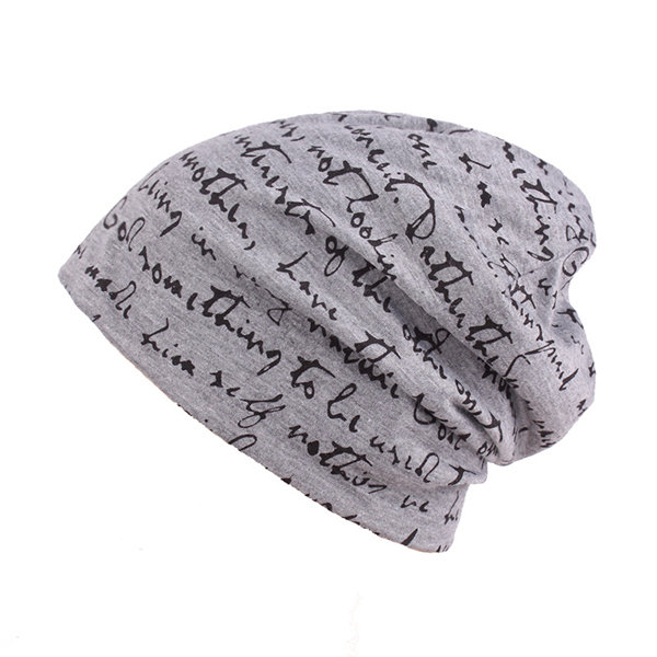 
	Men Autumn Warm Cotton Beanie Cap Casual Soft Breathable Skullies Knit Hat