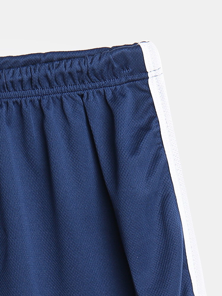 
	Mens Solid Color Breathable Mesh Net Board Shorts