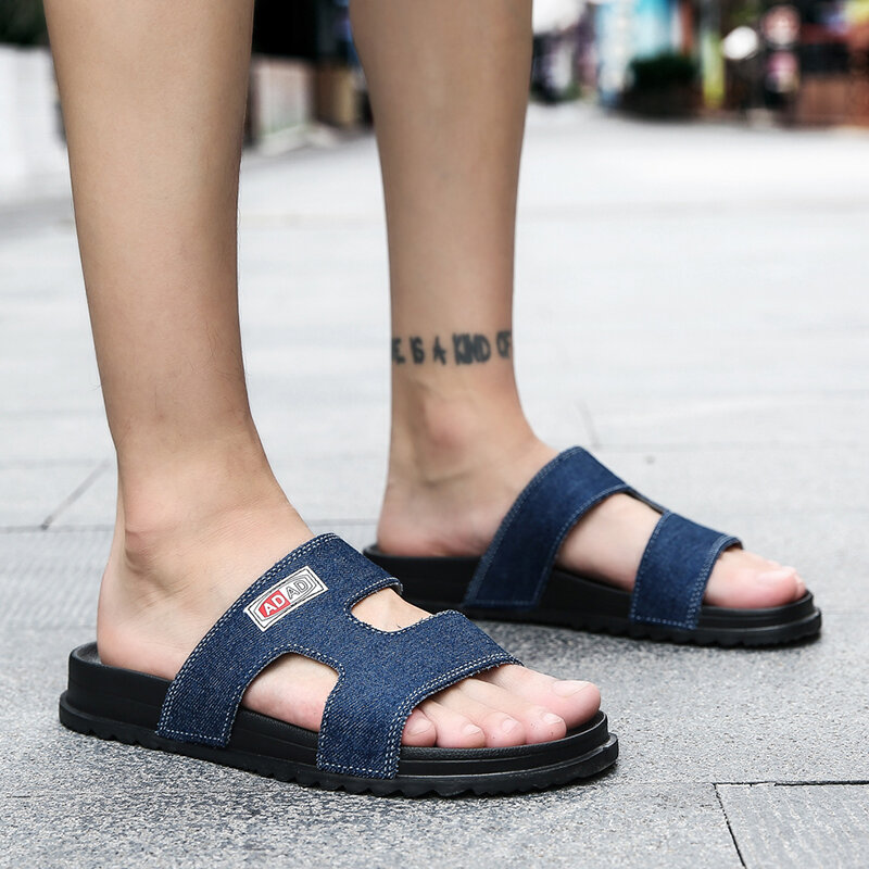 
	Men Open Toe Slip On Garden Beach Water Slide Sandals