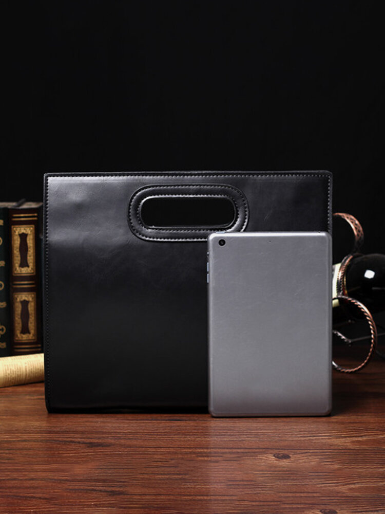 
	Men Business PU Leather Large Capacity Clutch Bag
