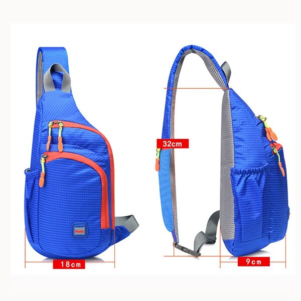 
	Casual Lightweight Waterproof Nylon Chest Bag Outdoor Sport Crossbody Bag