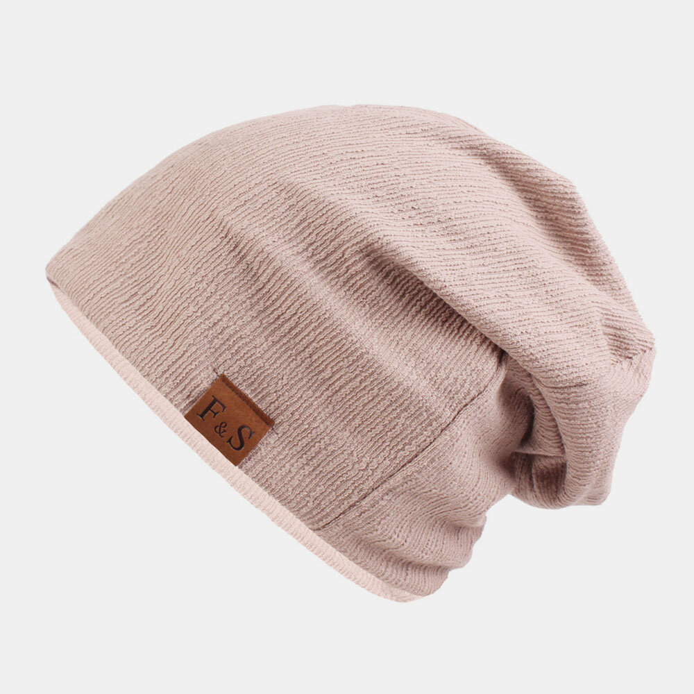 
	Unisex Thickened Winter Keep Warm Wool Cap Brimless Solid Color Knit Hat Beanie Hat