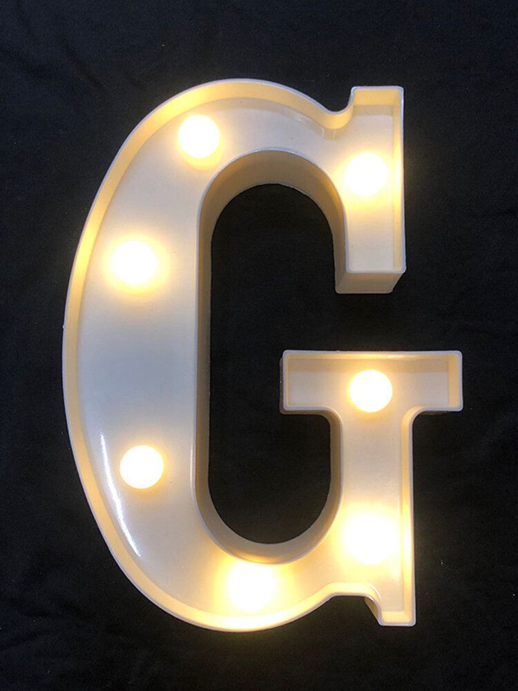
	LED English Letter And Symbol Pattern Night Light Home Room Proposal Decor Creative Modeling Lights For Bedroom Birthday Party