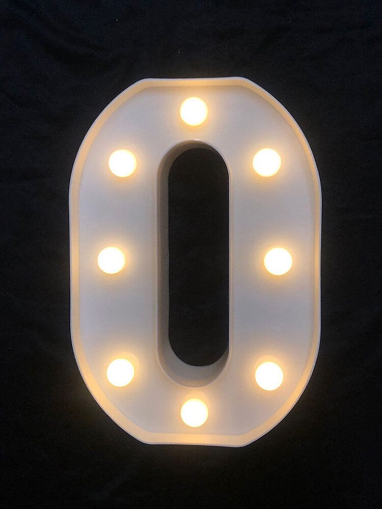 
	LED English Letter And Symbol Pattern Night Light Home Room Proposal Decor Creative Modeling Lights For Bedroom Birthday Party