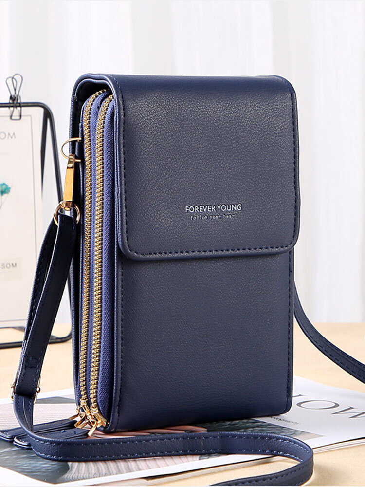 
	6.5 inch Touch Screen Bag RFID Clutch Bag Card Bag Large Capacity Multi-Pocket Crossbody Phone Bag