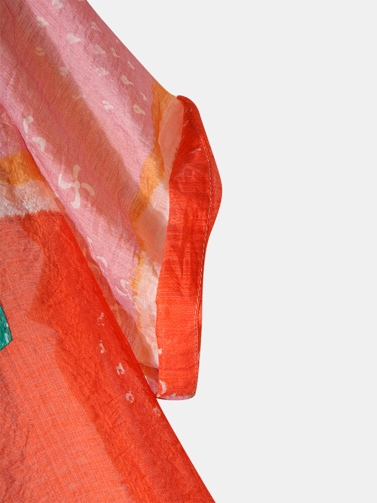 
	Men Multicolor Color Block Lightweight Casual Shirt