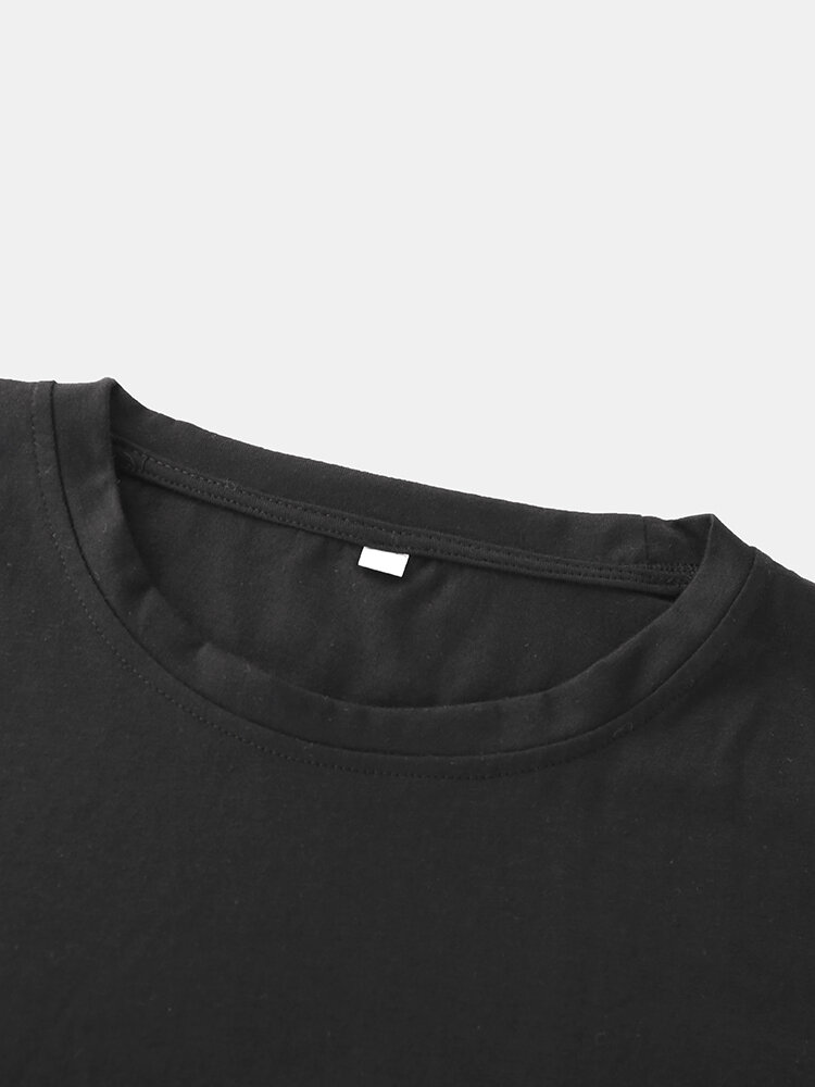 
	Mens Cotton Astronaut Colorful Planet Print O-Neck Casual Short Sleeve T-Shirts