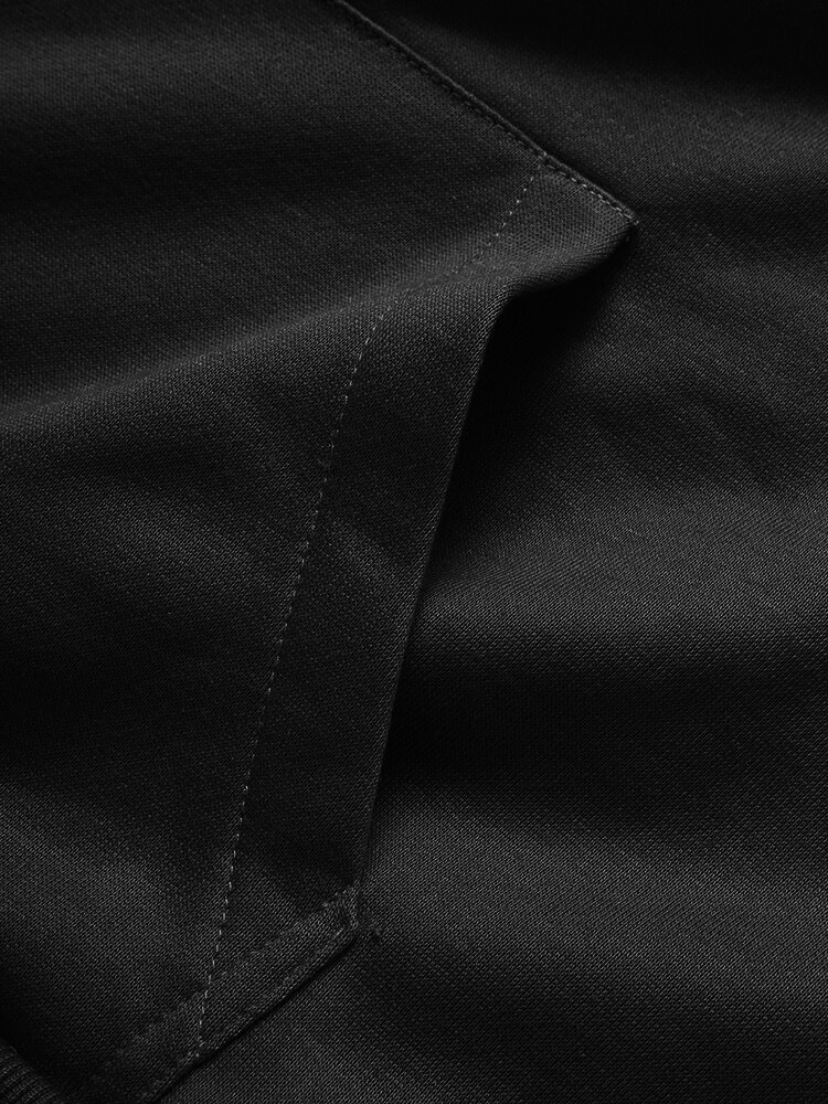 
	Mens Rose Print Contrast Casual Drawstring Hoodies With Kangaroo Pocket